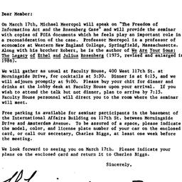 Announcements, 1988-02-28. ...