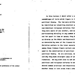Speaker's paper, 1987-0...