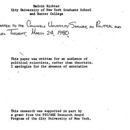 Speaker's paper, 1980-0...