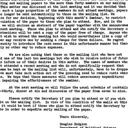 Announcements, 1974-12-19. ...