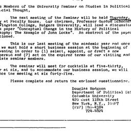 Announcements, 1975-05-02. ...