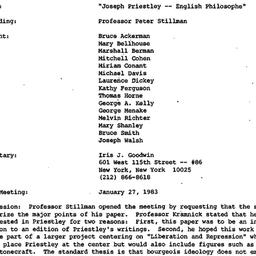 Minutes, 1982-12-16. Studie...