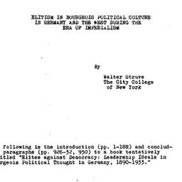 Speaker's paper, 1972-1...