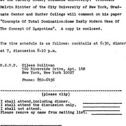 Announcements, 1973-03-08. ...