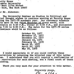 Announcements, 1978-05-05. ...