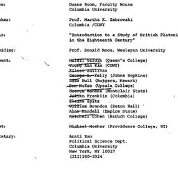 Minutes, 1985-01-24. Studie...