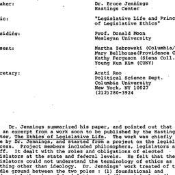 Minutes, 1984-10-18. Studie...