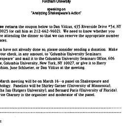 Announcements, 1990-02-09. ...