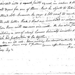 [Document, 1809 November 03]