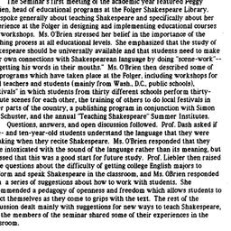 Minutes, 1990-09-14. Shakes...