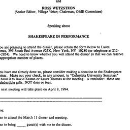 Announcements, 1994-03-11. ...