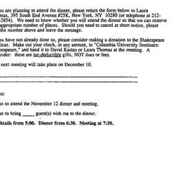 Announcements, 1993-11-12. ...