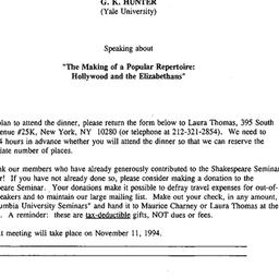 Announcements, 1994-10-14. ...