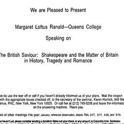 Announcements, 1988-12-16. ...