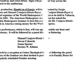 Announcements, 1997-10-17. ...