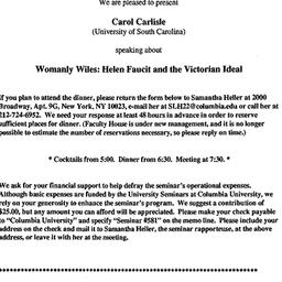 Announcements, 1998-05-08. ...