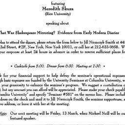 Announcements, 1998-02-13. ...