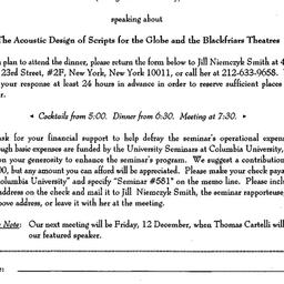 Announcements, 1997-11-14. ...