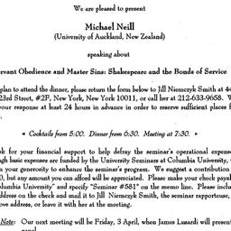 Announcements, 1998-03-13. ...