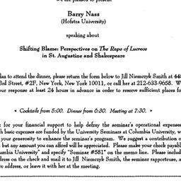 Announcements, 1997-09-12. ...