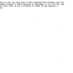Correspondence, 1999-08-19....