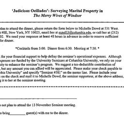 Announcements, 1998-11-13. ...