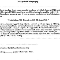 Announcements, 1999-03-12. ...