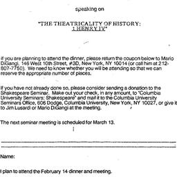 Announcements, 1992-02-14. ...