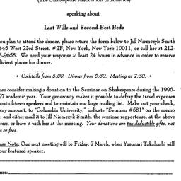 Announcements, 1997-02-14. ...