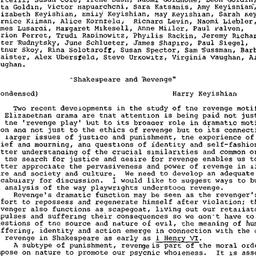 Minutes, 1985-09-20. Shakes...