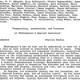 Minutes, 1986-05-16. Shakes...