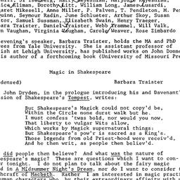 Minutes, 1984-09-21. Shakes...
