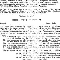 Minutes, 1984-10-19. Shakes...