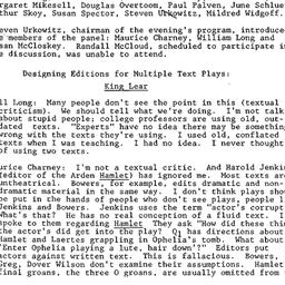 Minutes, 1985-04-12. Shakes...