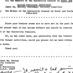 Correspondence, 1970-01-19....