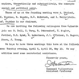 Announcements, 1960-03-14. ...