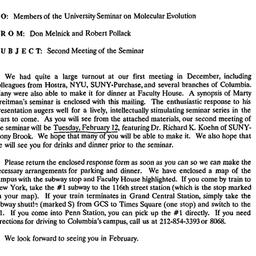 Announcements, 1991-02-12. ...