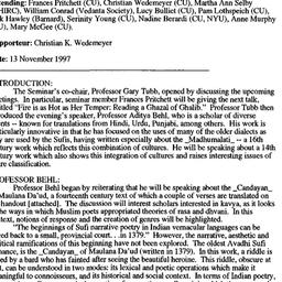 Minutes, 1997-10-23. Indolo...