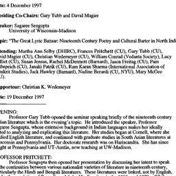 Minutes, 1997-12-04. Indolo...