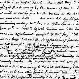 [Document, 1783 August 26]