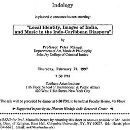 Announcements, 1997-02-27. ...