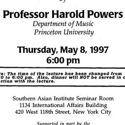 Announcements, 1997-05-08. ...
