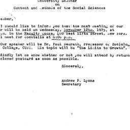 Correspondence, 1975-10-29....