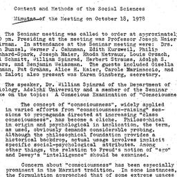 Minutes, 1978-11-01. Conten...