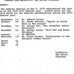 Correspondence, 1979-05-24....