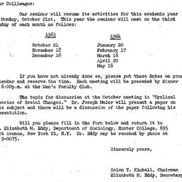 Correspondence, 1963-09-26....