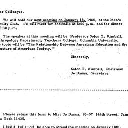 Correspondence, 1966-01-03....