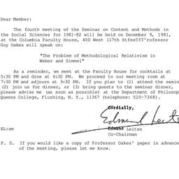 Correspondence, 1981-11-23....