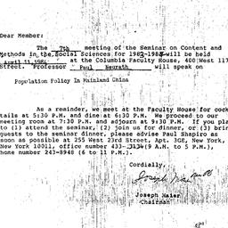 Correspondence, 1984-03-14....