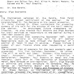 Minutes, 1987-05-13. Conten...